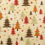 Cotton poplin Christmas tree, red