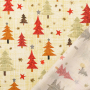Cotton poplin Christmas tree, red
