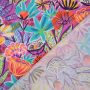 Tissu coton popeline Fleurs Wildflowers, baies