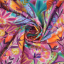 Tissu coton popeline Fleurs Wildflowers, baies