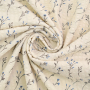 Tissu coton seersucker Fleurs cottage Vintage Flowers, bleu