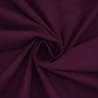 Cotton fabric stretch poplin paper touch, plum
