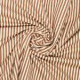 Tissu sergé twill coton Stripes Fibre Mood, marron