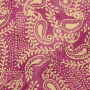 Cotton Voile batik paisley, berry