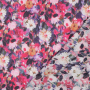 Cotton Voile flowers, bright pink