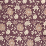 Katoenen voile flowers, mauve