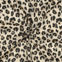 Cotton Voile leopard, beige