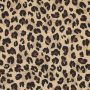 Cotton Voile leopard, camel