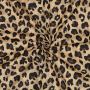 Cotton Voile leopard, camel
