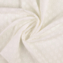 Katoenen voile broderie kleine bloemen, wit
