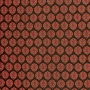 Katoenen voile oriental ornaments, bruin