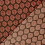 Katoenen voile oriental ornaments, bruin