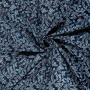 Tissu voile de coton Branches d’arbres Twigs, bleu marine