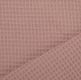 Tissu nid d'abeille gaufré, vieux rose