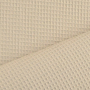 Tissu nid d'abeille gaufré, beige clair