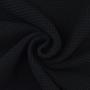 Tissu nid d'abeille gaufré, noir