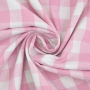 Baumwoll Zefir Karo 17 mm, rosa