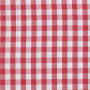 Baumwoll Zefir Karo 17 mm, rot