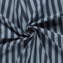 Baumwollflanell Stripes, blau