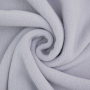 Tissu polaire de coton uni, gris argent