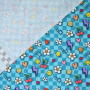 Katoenjersey Albstoffe Hamburger Liebe Choose your Vibe Be You, turquoise