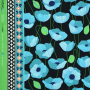 Katoenjersey Albstoffe Hamburger Liebe Wonderland Poppies, zwart
