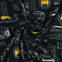 Katoenjersey Batman Batmobile, zwart