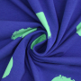 Tissu jersey de coton à pois Big Dots, pourpre bleu