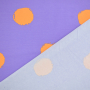 Katoenjersey Big Dots, paars