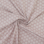 Tissu jersey de coton fleurs parapluies, lilas pâle