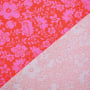 Katoenjersey flowers dream, rood