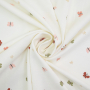 Tissu jersey de coton Butterflies, blanc cassé