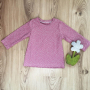 Tissu jersey de coton confetti, rose pâle