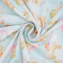 Tissu jersey de coton Lapins Cute Bunnies, menthe clair