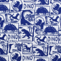 Katoenjersey Dino Scenic, donkerblauw