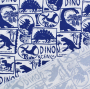 Katoenjersey Dino Scenic, donkerblauw