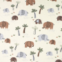 Katoenjersey elephants, vanille