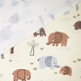 Katoenjersey elephants, vanille