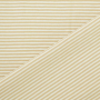 Tissu jersey de coton à rayures Emma, beige