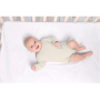 Tissu jersey de coton à rayures Emma, beige