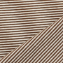 Tissu jersey de coton à rayures Emma, terracotta