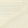 Tissu jersey de coton à rayures Emma, blanc cassé