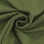 Tissu jersey de coton uni Emma, vert olive
