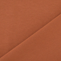 Tissu jersey de coton uni Emma, rouille