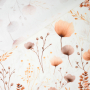 Tissu jersey de coton Fleurs Floral Dream, blanc cassé