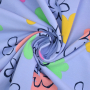 Tissu jersey de coton Fleurs Flower Art, lilas