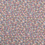 Katoenjersey Flower Confetti, mauve