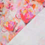 Tissu jersey de coton Fleurs Flower Dream, rose fuchsia