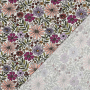 Katoenjersey Flower Rain, gebroken wit