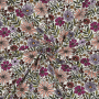 Katoenjersey Flower Rain, gebroken wit